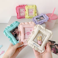 Thumbnail for Chic Lace Pillow Kpop Keychain Photocard Holder - ArtGalleryZen
