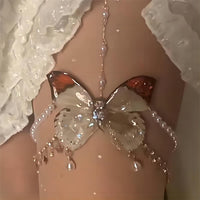 Thumbnail for Chic Layered Butterfly Elastic Thigh Leg Chain - ArtGalleryZen