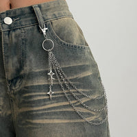 Thumbnail for Chic Layered Hollow Star Pendant Trouser Chain - ArtGalleryZen