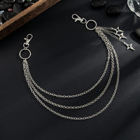 Thumbnail for Chic Layered Hollow Star Pendant Trouser Chain - ArtGalleryZen
