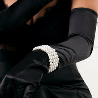 Thumbnail for Chic Layered Pearl Wristband Bracelet - ArtGalleryZen