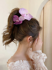 Thumbnail for Chic Orchid Flower Claw Clip Hair Clip - ArtGalleryZen
