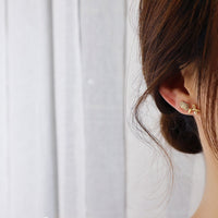 Thumbnail for Chic Pearl Inlaid Crystal Tulip Earrings - ArtGalleryZen