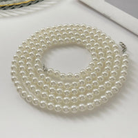 Thumbnail for Chic Pearl Long Chain Anklet - ArtGalleryZen