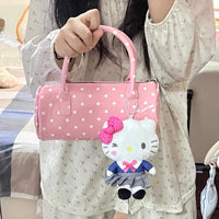 Thumbnail for Chic Polka Dot Leather Crossbody Tote Bag - ArtGalleryZen