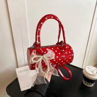 Thumbnail for Chic Polka Dot Leather Crossbody Tote Bag - ArtGalleryZen