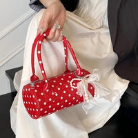 Thumbnail for Chic Polka Dot Leather Crossbody Tote Bag - ArtGalleryZen