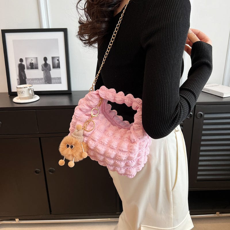 Chic Puffy Tote Shoulder Bag - ArtGalleryZen