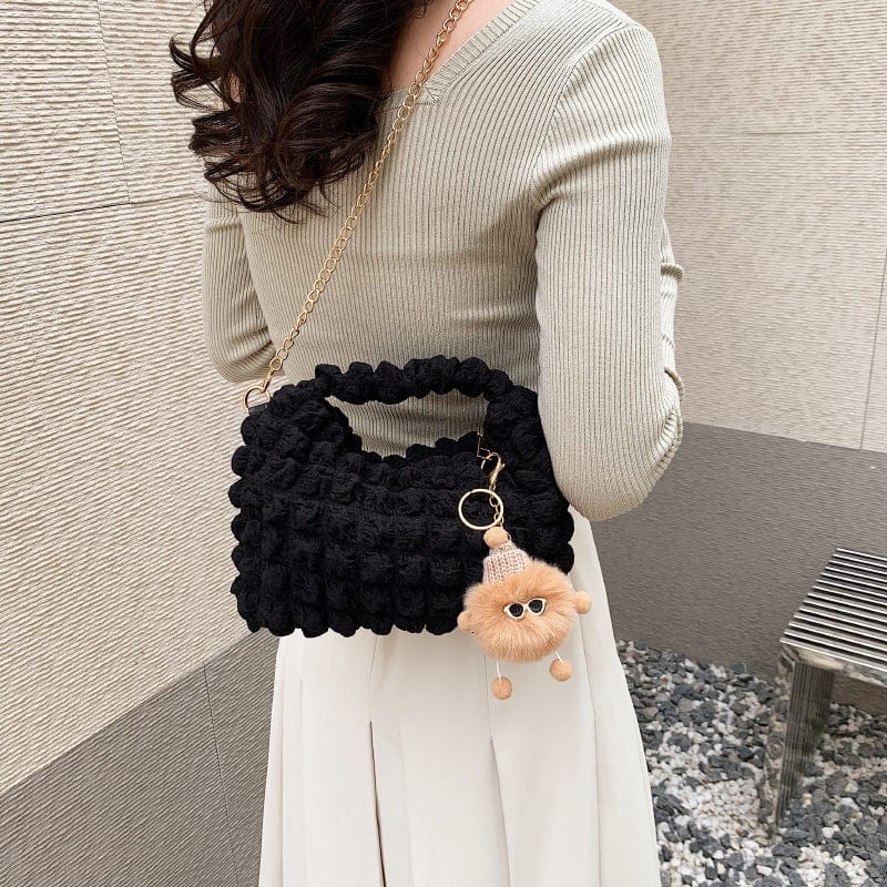 Chic Puffy Tote Shoulder Bag - ArtGalleryZen