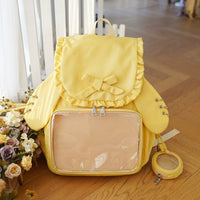 Thumbnail for Chic Rabbit Ears Transparent Display Backpack Bag - ArtGalleryZen