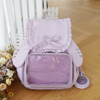 Thumbnail for Chic Rabbit Ears Transparent Display Backpack Bag - ArtGalleryZen