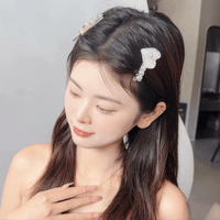 Thumbnail for Chic Rhinestone Heart Resin Hair Clip - ArtGalleryZen