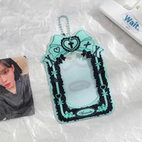 Thumbnail for Chic Ribbon Bowknot Kpop Keychain Photocard Holder - ArtGalleryZen