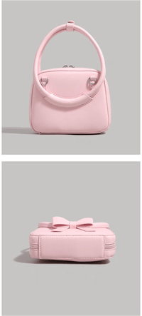 Thumbnail for Chic Shoulder Crossbody Bowknot Leather Bag - ArtGalleryZen