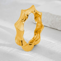 Thumbnail for Chic Silver Tone Glossy Twisted Bangle Bracelet - ArtGalleryZen
