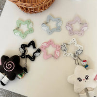 Thumbnail for Chic Star Angel Wing Kpop Acrylic Keychain Carabiner - ArtGalleryZen