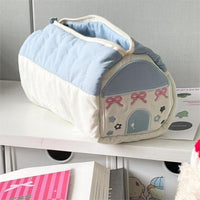 Thumbnail for Chic Star Bowknot House Embroidered Pencil Case Storage Bag - ArtGalleryZen