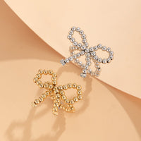 Thumbnail for Chic Two Tone Beaded Bowknot Ring Set - ArtGalleryZen