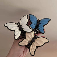 Thumbnail for Chic Vintage Textured Butterfly Hair Claw Clip - ArtGalleryZen