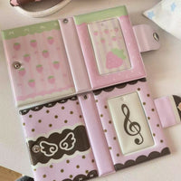 Thumbnail for Chocolate Strawberry Heart Kpop 3 Inch Mini Photocard Album - ArtGalleryZen