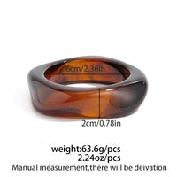 Thumbnail for Chunky Gradient Resin Bangle Bracelet Set - ArtGalleryZen