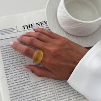 Thumbnail for Chunky Resin Ring - Bold Minimalist Statement Jewelry for Women - ArtGalleryZen