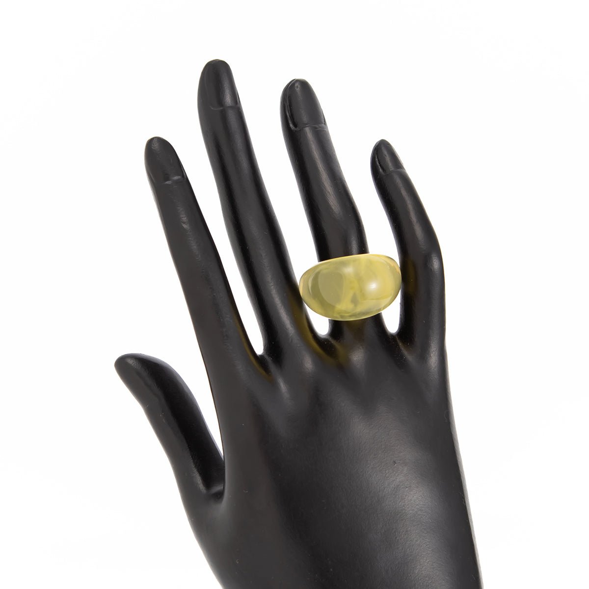 Chunky Resin Ring - Bold Minimalist Statement Jewelry for Women - ArtGalleryZen