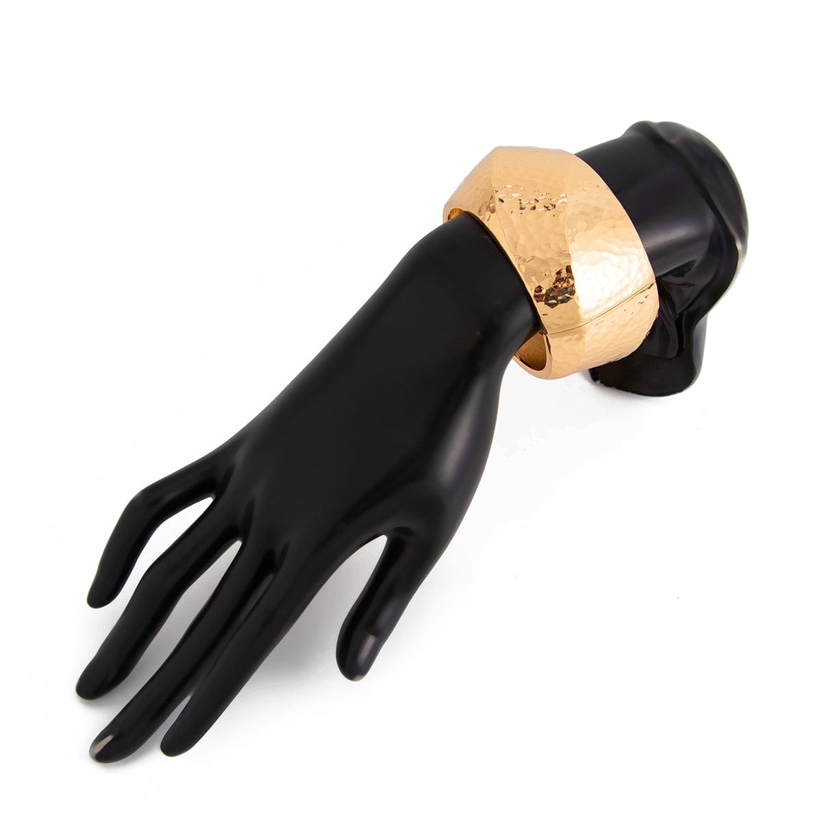 Classic Chunky Textured Wide Cuff Bangle Bracelet - ArtGalleryZen