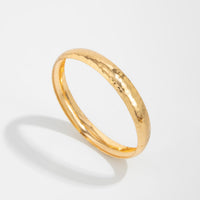 Thumbnail for Classic Gold Silver Plated Hammered Arm Cuff - ArtGalleryZen