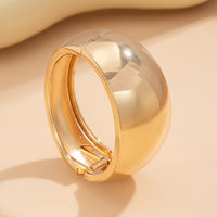Thumbnail for Classic Metallic Chunky Wide Cuff Bangle Bracelet - ArtGalleryZen