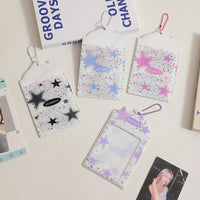 Thumbnail for Colorful Star Kpop Keychain Photocard Holder - ArtGalleryZen