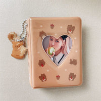 Thumbnail for Cute Bear Cat Bunny Kpop 3 Inch Mini Photocard Album - ArtGalleryZen