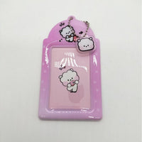 Thumbnail for Cute BTS BT21 Kpop Keychain Photocard Holder - ArtGalleryZen