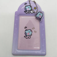 Thumbnail for Cute BTS BT21 Kpop Keychain Photocard Holder - ArtGalleryZen