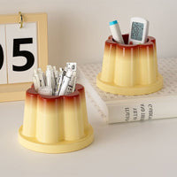 Thumbnail for Cute Caramel Pudding Pen Holder - ArtGalleryZen