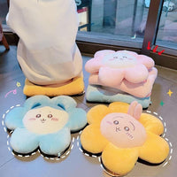 Thumbnail for Cute Chiikawa Usagi Hachiware Flower Plush Cushion - ArtGalleryZen