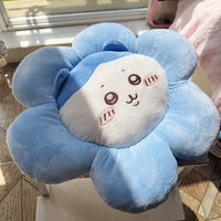 Thumbnail for Cute Chiikawa Usagi Hachiware Flower Plush Cushion - ArtGalleryZen