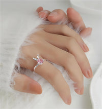 Thumbnail for Cute Crystal Rabbit Ring - ArtGalleryZen