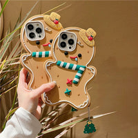 Thumbnail for Cute Gingerbread Man iPhone Case - ArtGalleryZen
