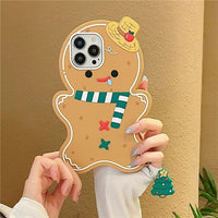 Thumbnail for Cute Gingerbread Man iPhone Case - ArtGalleryZen