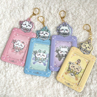 Thumbnail for Cute Magical Chiikawa Kpop Keychain Photocard Holder - ArtGalleryZen