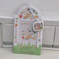 Thumbnail for Cute Onigiri Pudding Panda Kpop Keychain Photocard Holder - ArtGalleryZen