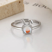Thumbnail for Cute Opal Rabbit Ring - ArtGalleryZen