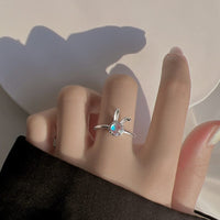 Thumbnail for Cute Opal Rabbit Ring - ArtGalleryZen
