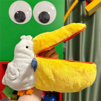 Thumbnail for Cute Pelican Plush Bag Camera Bag Makeup Toiletry Bag Portable Travel Storage Organizer - ArtGalleryZen