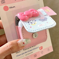 Thumbnail for Cute Pink Bowknot Puppy AirPods Earphone Leather Case - ArtGalleryZen