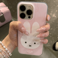 Thumbnail for Cute Pink Miffy iPhone Case - ArtGalleryZen