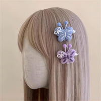 Thumbnail for Cute Plush Butterfly Hair Clip - ArtGalleryZen