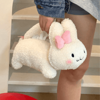 Thumbnail for Cute Plush Rabbit Car Tissue Holder Tissue Bag - ArtGalleryZen