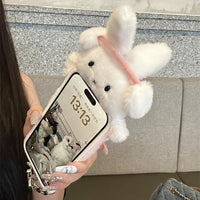 Thumbnail for Cute Rabbit Plush Furry iPhone Case - ArtGalleryZen